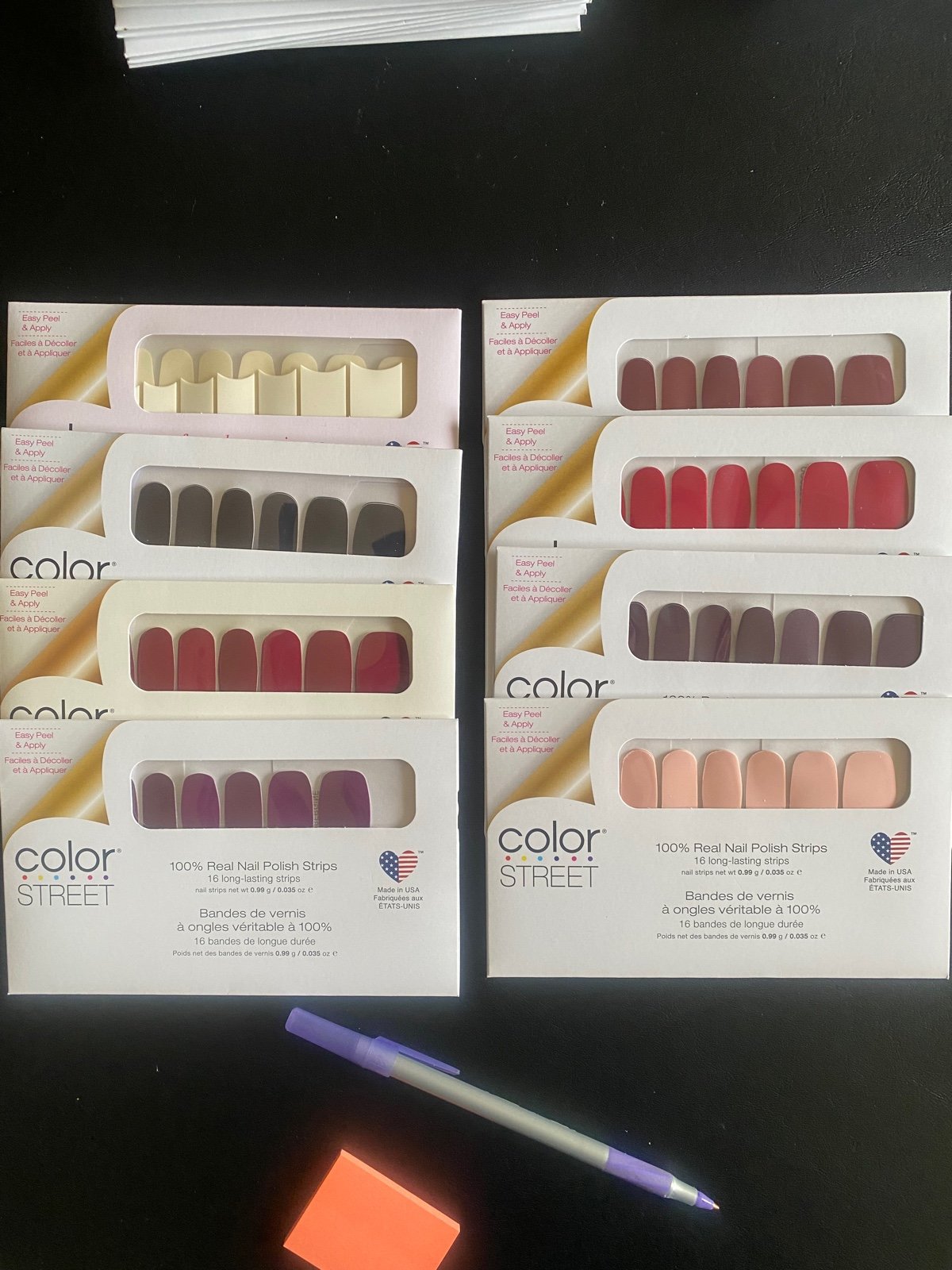 Color Street Bundle - 8 Solids