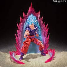 NYCC 2021 EVENT EXCLUSIVE SUPER SAIYAN GOD (SSG) SON GOKU KAIO-KEN FIGURE