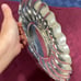 Reed & Barton Holiday Shell Scalloped Serving Bowl #109, Approximately 13 Diame