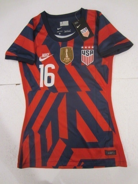 Rose Lavelle #16 USA USWNT 4 Star Blue Red Away Womens Soccer Jersey 2021-2022