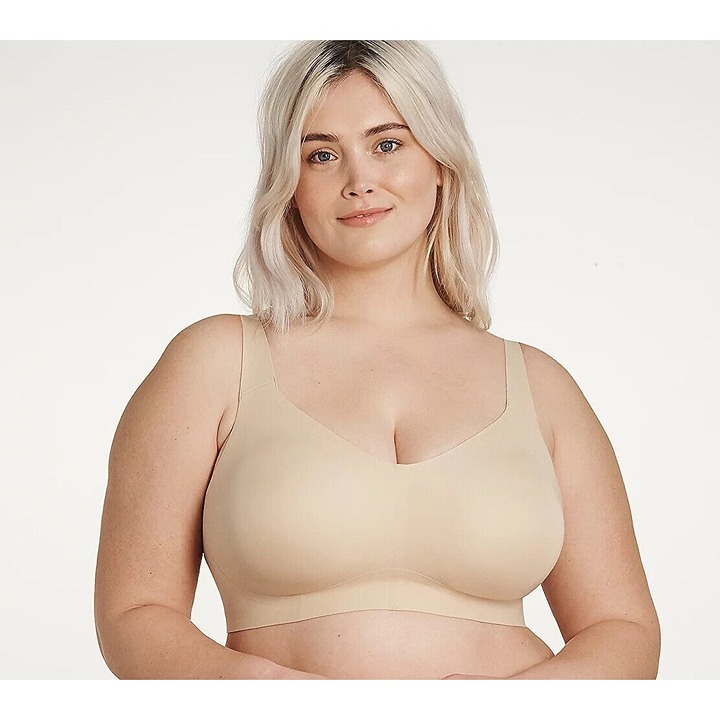 Evelyn & Bobbie Beyond Seamless Wirefree Bra Sand, 3XL