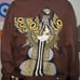 Nwot badass graphic design woman quality reversible sweatshirt beautiful decay