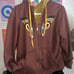 Nwot badass graphic design woman quality reversible sweatshirt beautiful decay