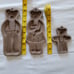 Vintage Hartstone Family of 3 Bears New Country Gear Cookie Press Molds