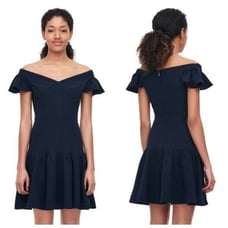 Rebecca Taylor STRETCH TEXTURE DRESS
