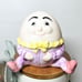 Vintage OMI 1994 Humpty Dumpty Salt Pepper Shakers Anthropomorphic With Stopper