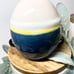 Vintage OMI 1994 Humpty Dumpty Salt Pepper Shakers Anthropomorphic With Stopper