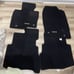 OEM 2017-2024 Mazda CX-5 Black Carpet Floor Mats Set for Sport Touring Signature