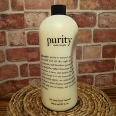 Philosophy PURITY One-Step Facial Cleanser - 32 fl oz No Pump Factory Sealed!!