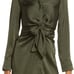 Green Ribbon Minidress