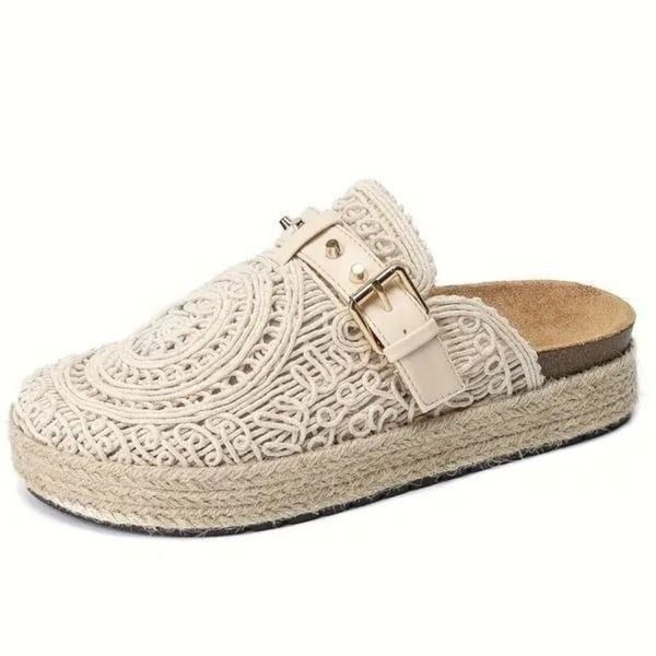 Elegant Designed Clogs In Cream