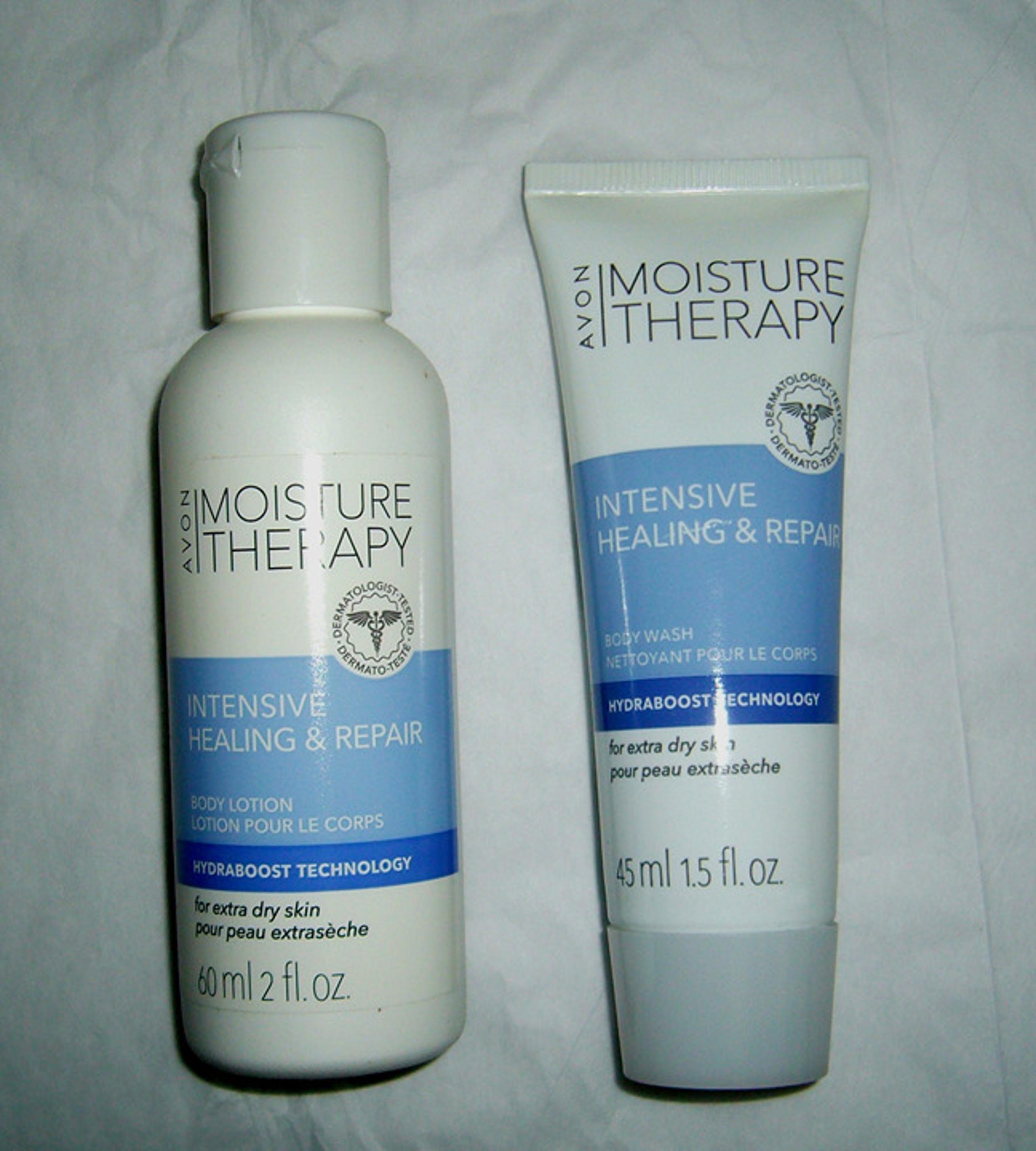 AVON UNISEX MOISTURE THERAPY - INTENSIVE HEALING & REPAIR 2 PCE. BUNDLE (#MTB/4)
