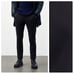 NWT. Massimo Dutti Navy Blue Cotton Blend Slim Fit Chino Trousers. Size 32.