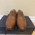 Polo Ralph Lauren Men’s Damon Tan Burnished Leather Dress Shoes Size 10 D New