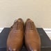 Polo Ralph Lauren Men’s Damon Tan Burnished Leather Dress Shoes Size 10 D New