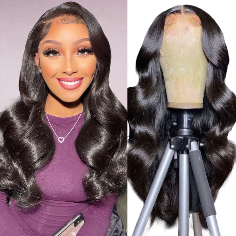 26 inch human hair wig