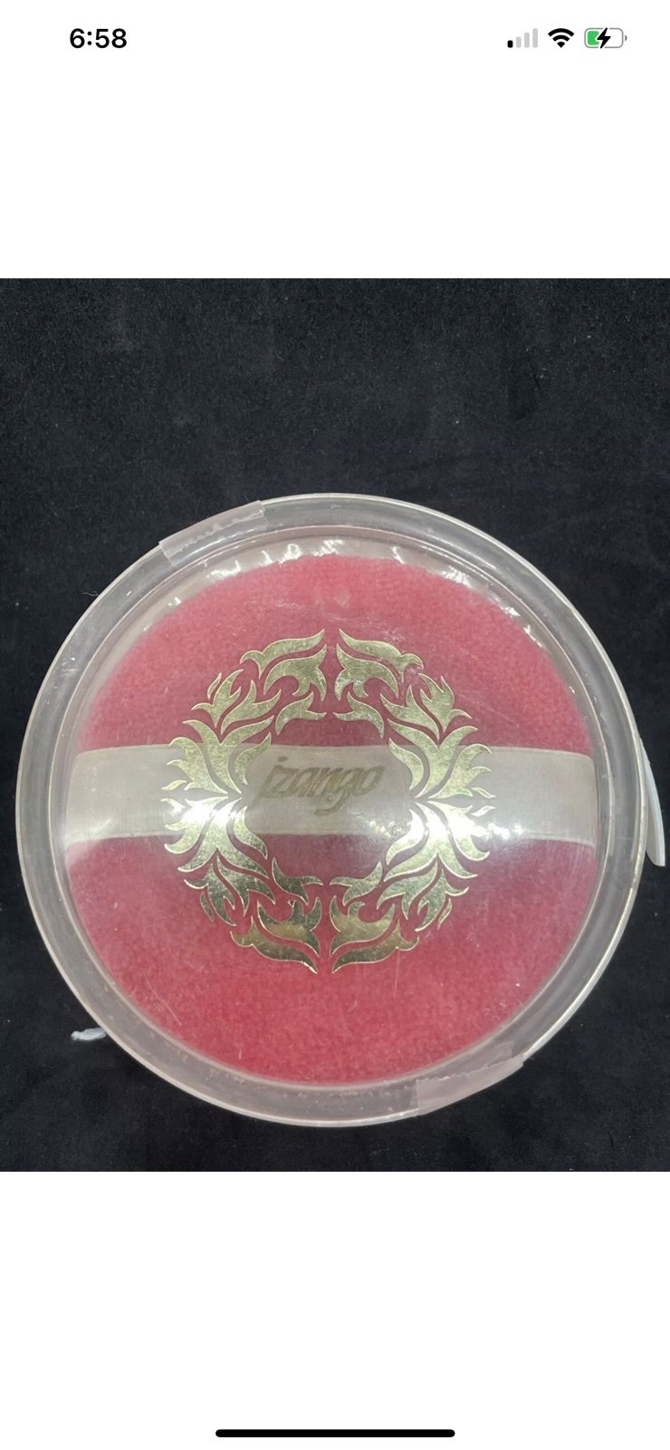 Jzango Vintage Perfume Pressed Beauty Dust Powder by Shaklee 4 oz *box Damage