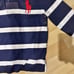 striped long sleeve polo big pony chief keef glo gang type