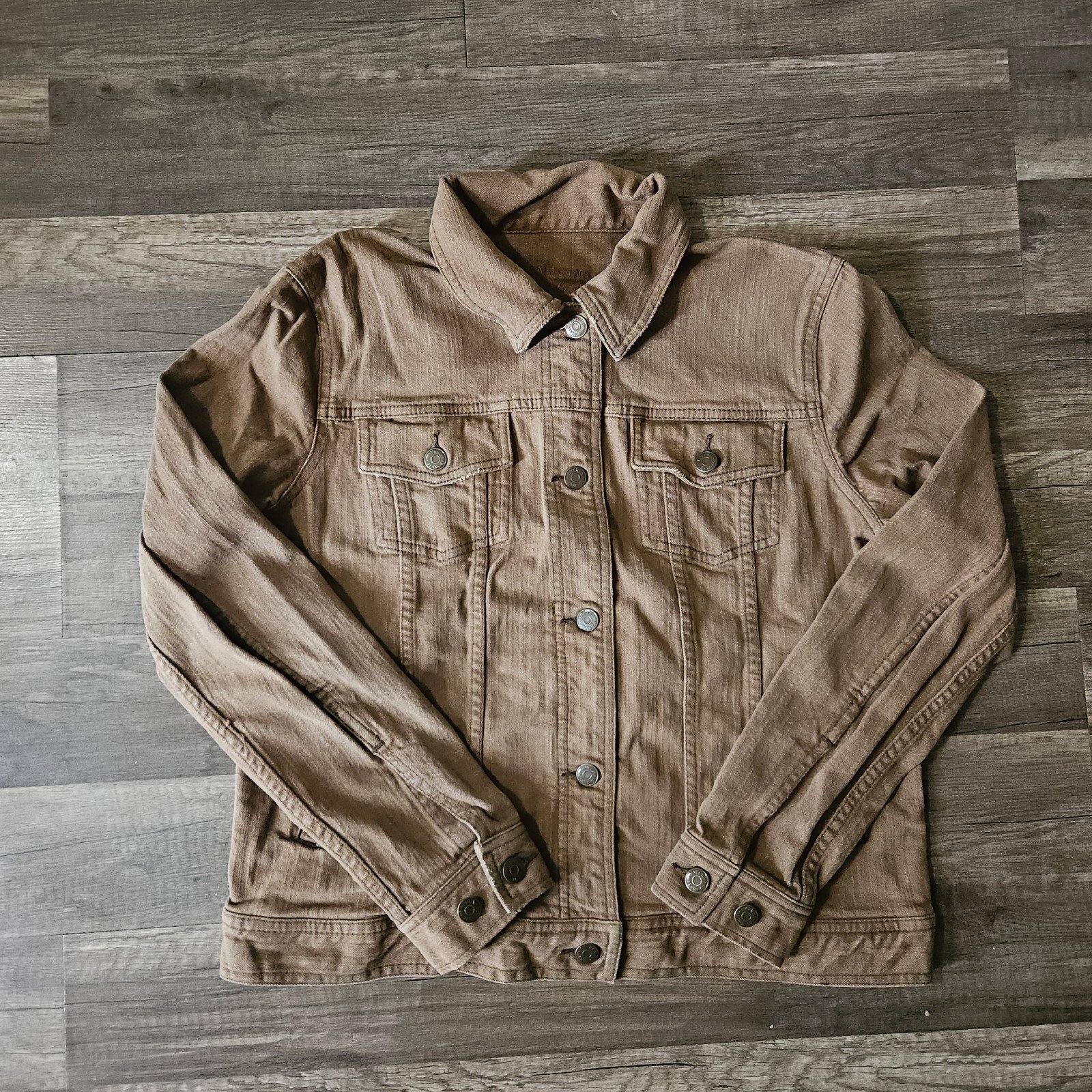 Lauren Jeans Co Brown Denim Jacket