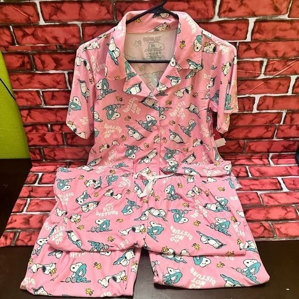 Peanuts Snoopy Pijama set Top & Pants M
