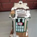 Vintage Christmas Village D & D Grocers Hand Painted