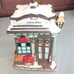 Vintage Christmas Village D & D Grocers Hand Painted