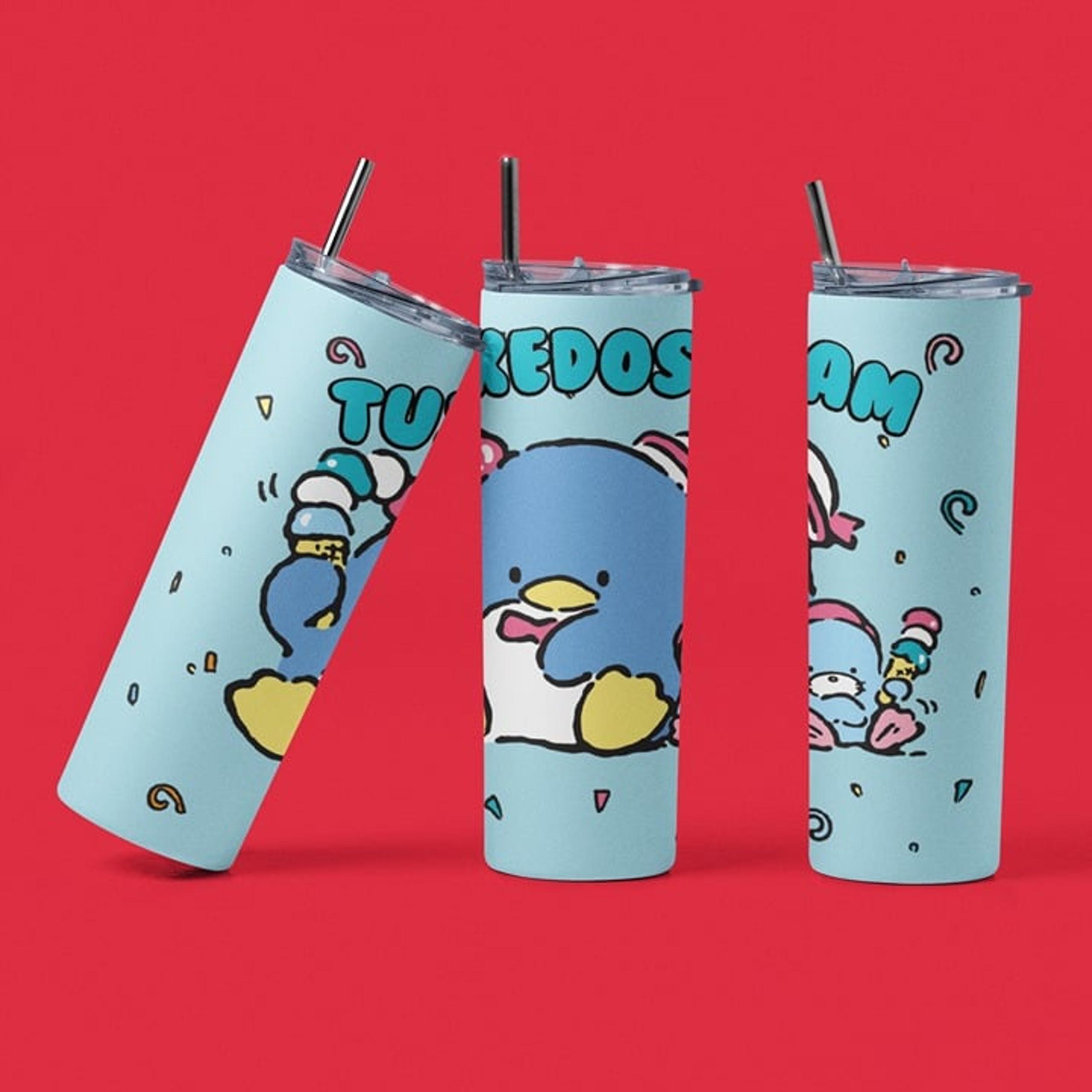 Personalized Tuxedo Sam Ice Cream 20 oz Stainless Steel Tumbler - Free Shipping! - Customized & Personalized