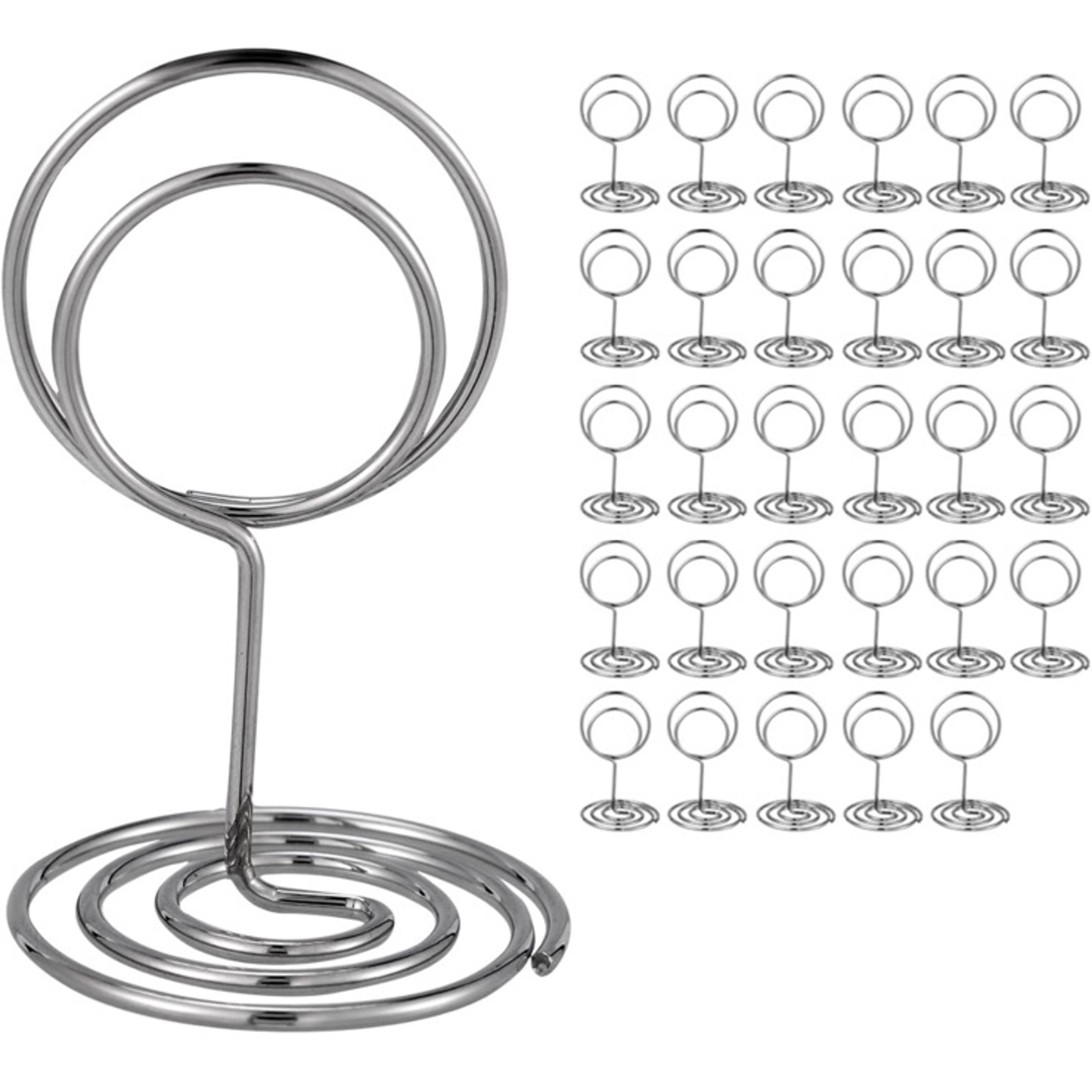 30PCS Table Number Holders Place Card Holder - Photo Holders for Tables, Cards S
