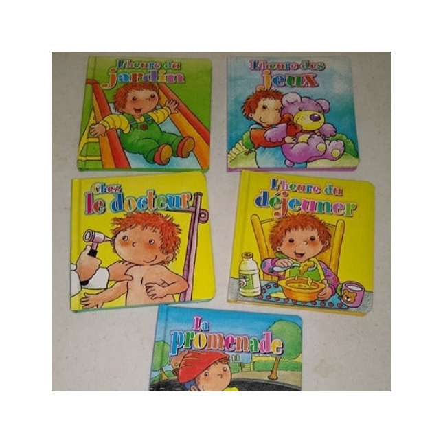 L'Heure du Jardin, des Jeux, Dejeuner, Chez Docteur, Promenade by Anael Dena x 5