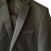 EUC Bellio Slim Fit Solid Black 2-Button Tuxedo Jacket (38L) & Pants (32L).