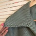 Vintage Green Plaid Poncho Pullover