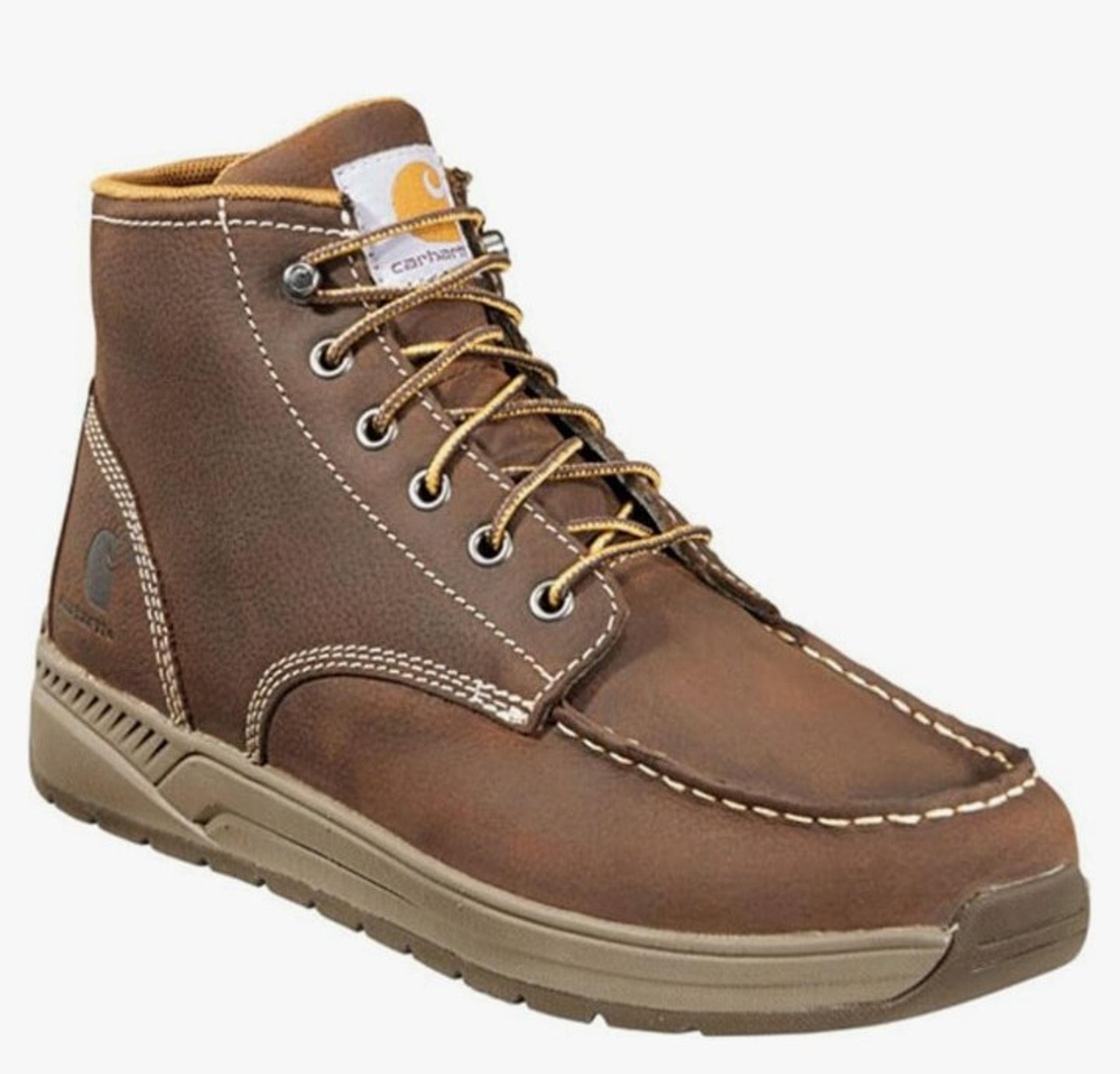 Men's Brown Work Boots NEW NWT Hiking Shoe sz 9 - Carhartt
