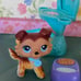 Auth LPS Lot: Collie #58 paws-down & Orange puzzle blue eye cat #525 w 5 access