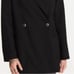 Steve Madden Black Double Breasted Stella Blazer, Large, Dress Up or Down, NWT