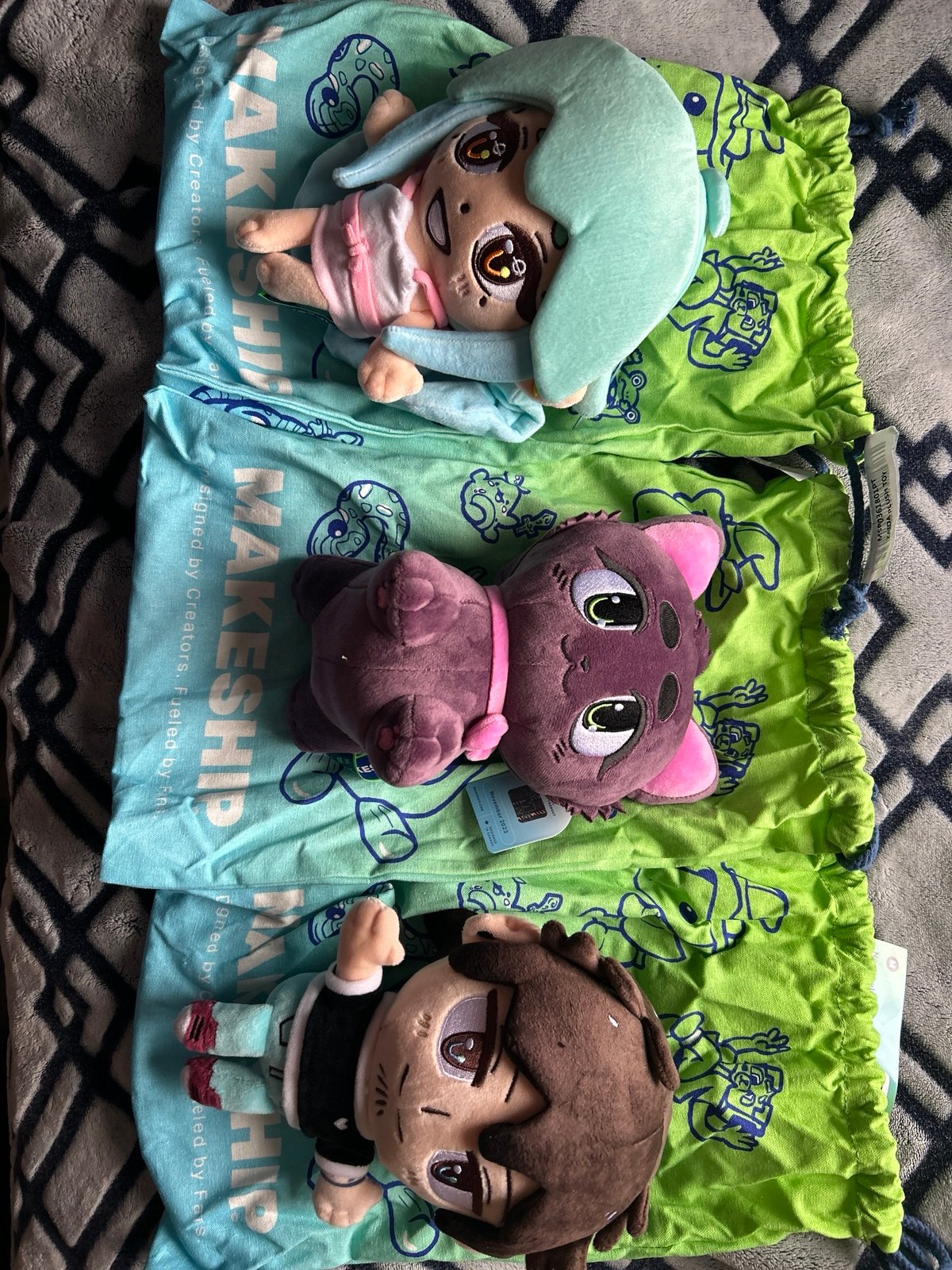 3 Down to Earth Plushies by WEBTOON and Makeship