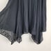 Lauren Ralph Lauren Skirt Womens M Black Floral Gauze Embroidered Peasant Boho