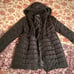 mama bpc bonprix collection Babywearable black quilted Winter jacket size 44 XL