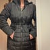 mama bpc bonprix collection Babywearable black quilted Winter jacket size 44 XL