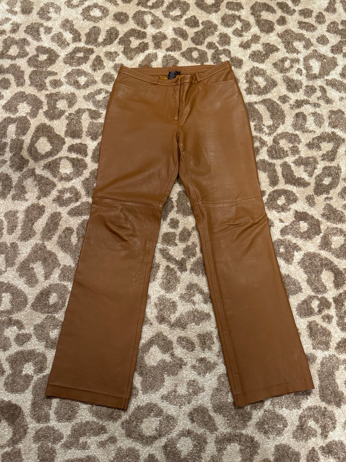 BCBG MAXAZRIA Leather Pants, Size 8, No flaws