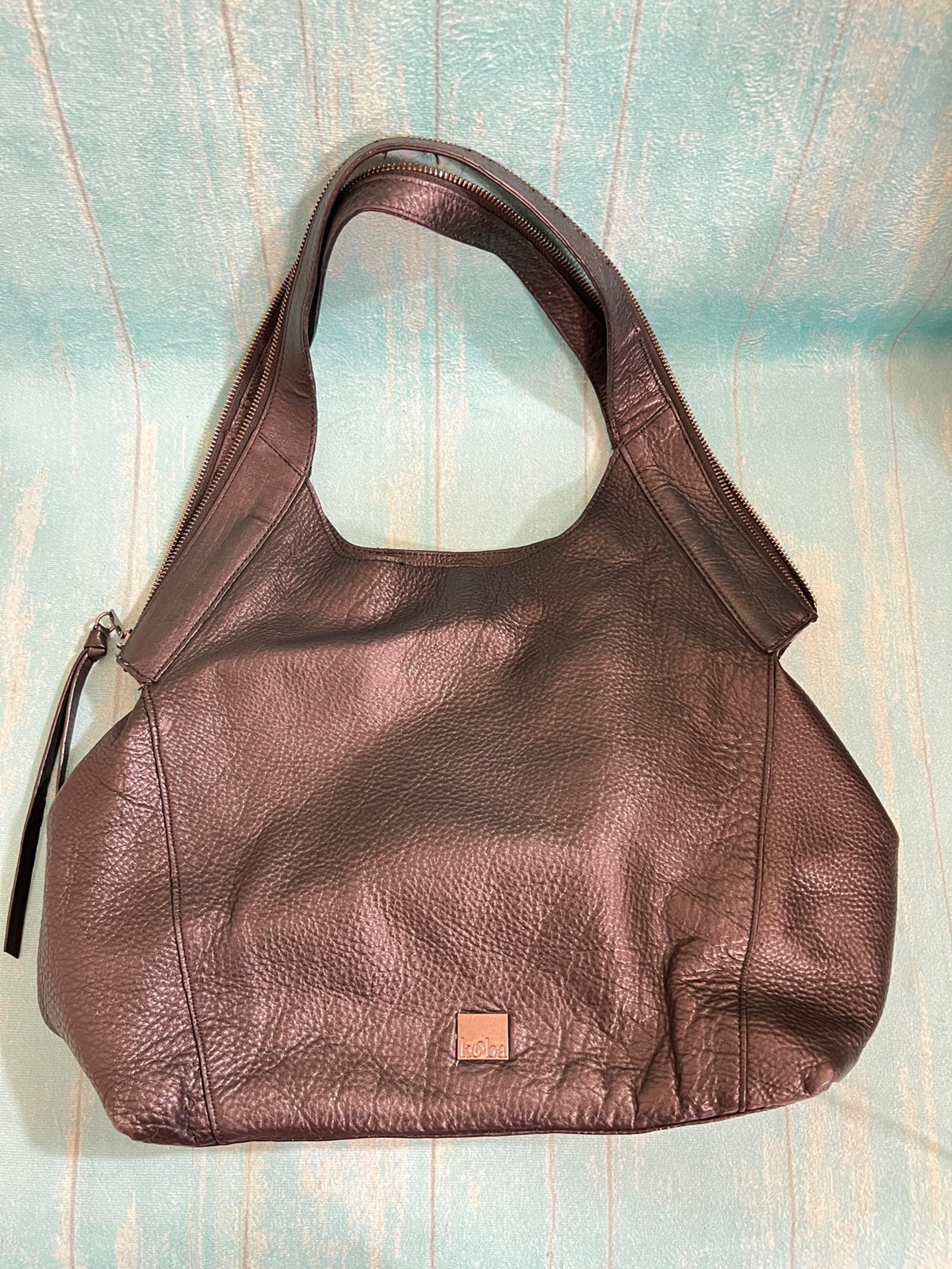 Kooba leather black shoulder / hand bag