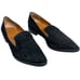 Aquatalia Golda Black Suede Leather Pointed Toe Loafer Waterproof Shoes Size 9