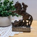 Vintage 1940's Penna State Police Horseback Doorstop/Bookend Brass / Bronze