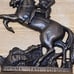 Vintage 1940's Penna State Police Horseback Doorstop/Bookend Brass / Bronze