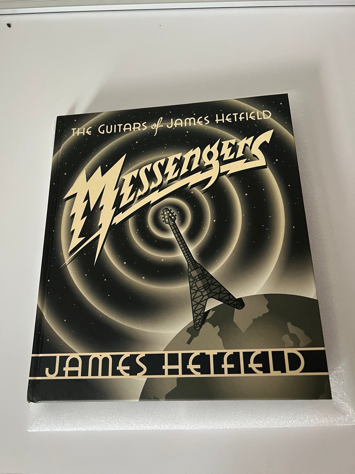 James Hetfield Metallica Signed Messengers book Premiere Collectibles Autograph