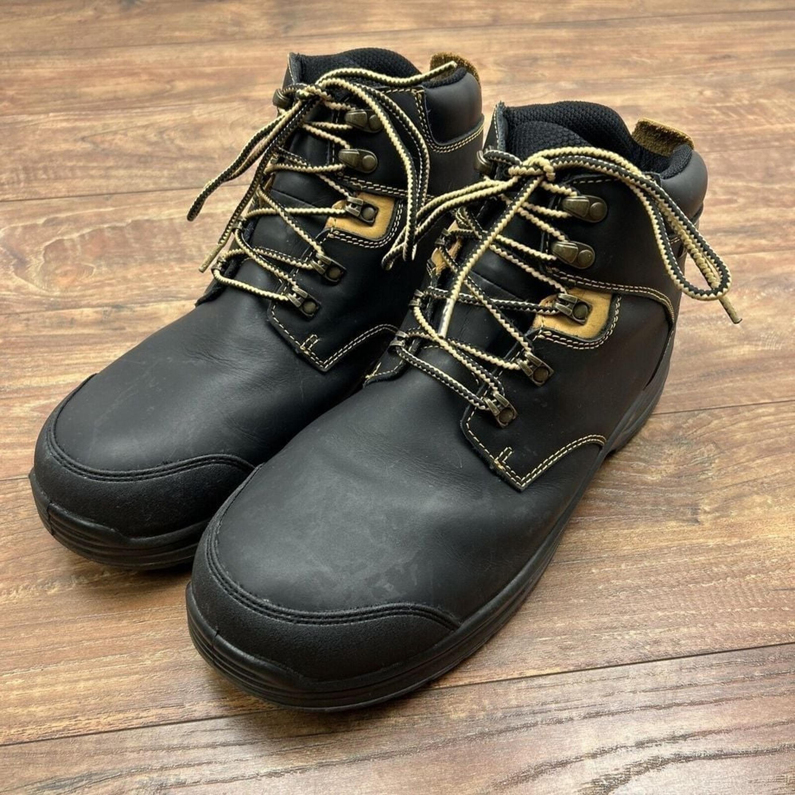 Orthofeet 681 Granite Composite Toe Orthopedic Mens Work Boots Sz 13 2E Wide