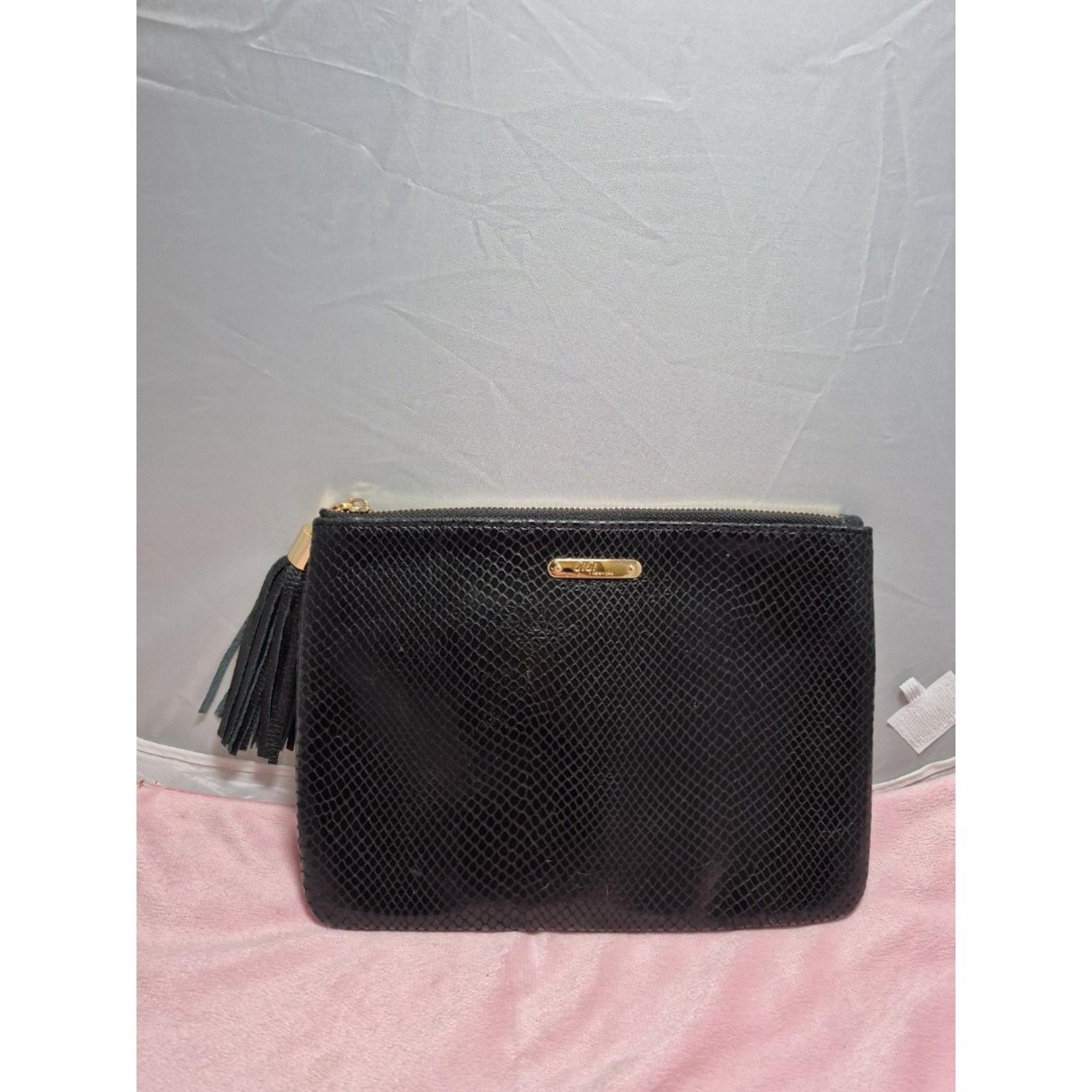 GiGi New York Embossed Python Leather UBER CLUTCH
