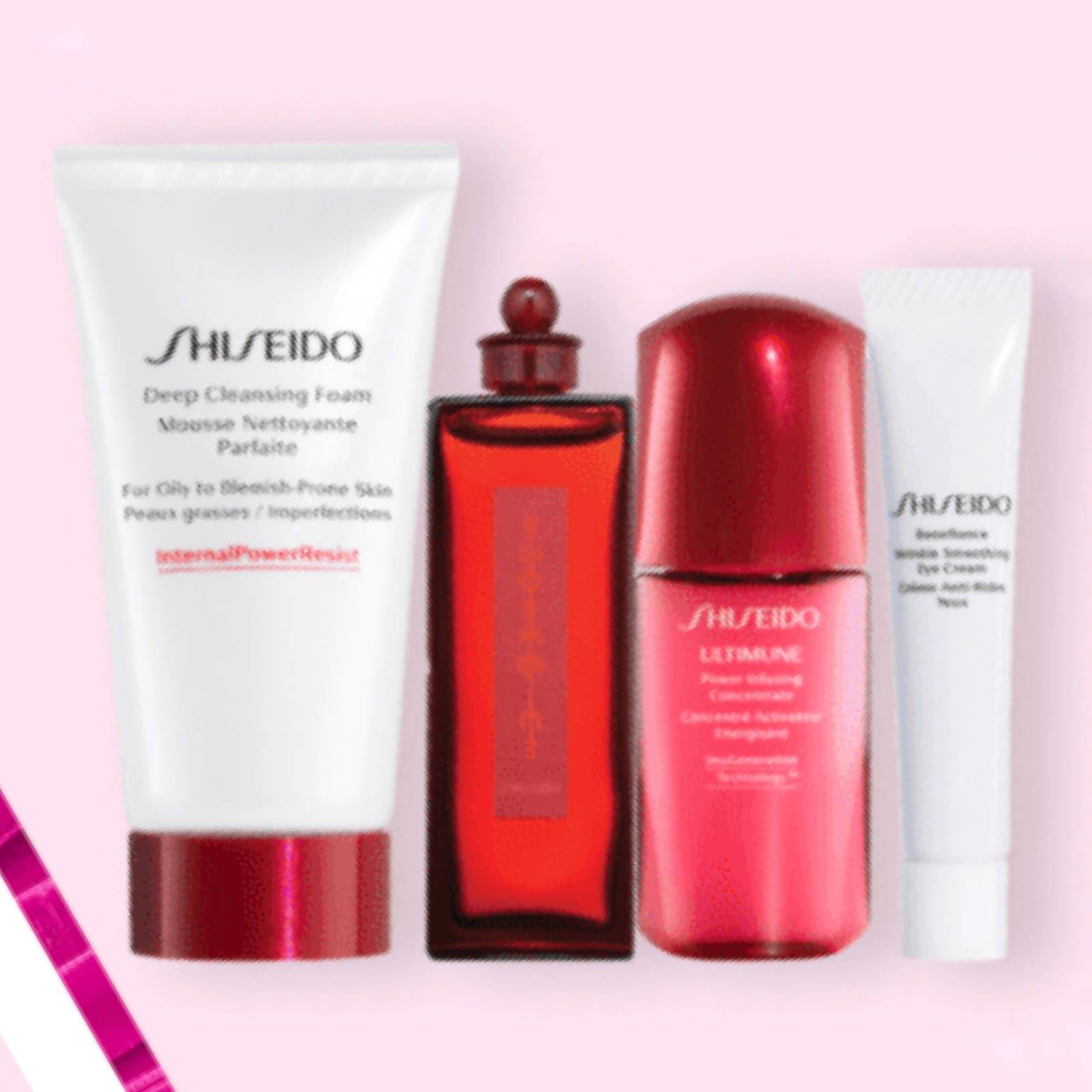 SHISEIDO 4 pc Gift Set Samples