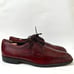Johnston and Murphy Size 14 Men Burgundy Leather Lace up Dress Shoes 59-10193