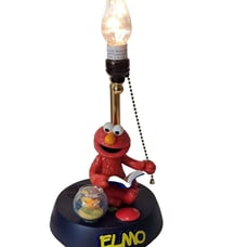 2002 Elmo Animated Talking Lamp Sesame Street Nursery Light/Night Light Vintage