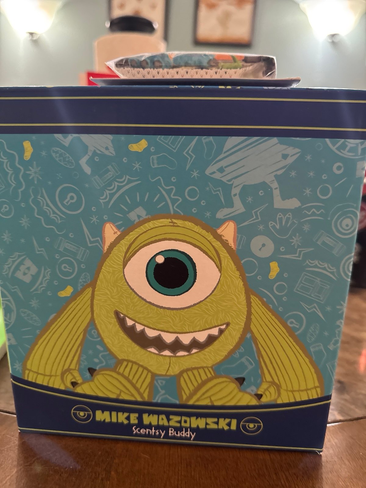 Mike Wazowski scentsy buddy with monsteopolis scent pak
